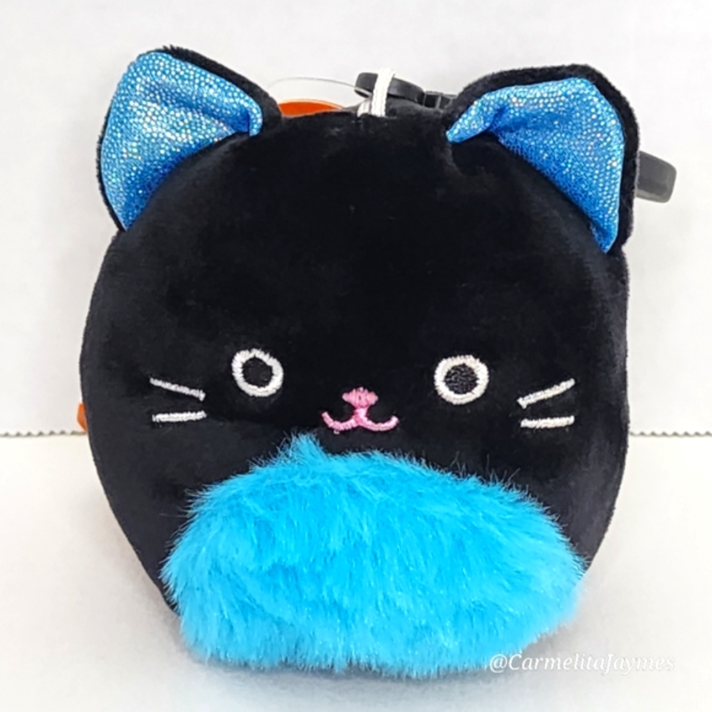 🎁GAVE AS FREE GIFT W ORDER!! 🎃 EPONINE 🐈‍⬛️ Black Cat Belly Clip Squishmallow